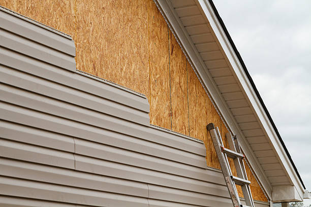Professional Siding Repair technician working in Haltom City, TX
